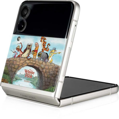 Disney Winnie the Pooh All Characters Galaxy Z Flip3 5G Skin